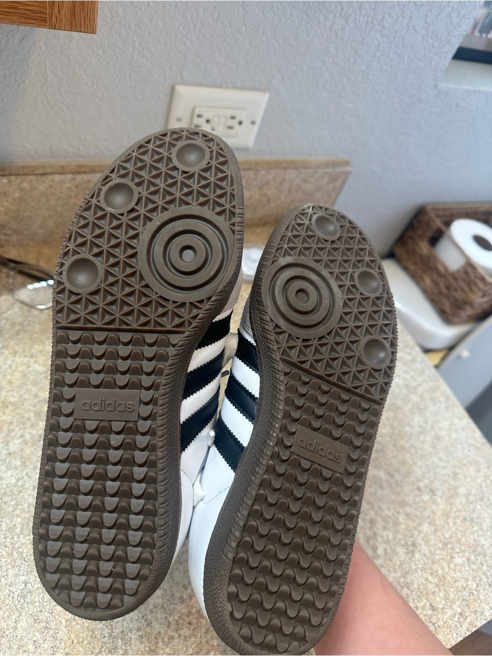 Adidas White & Black Classic Shoes